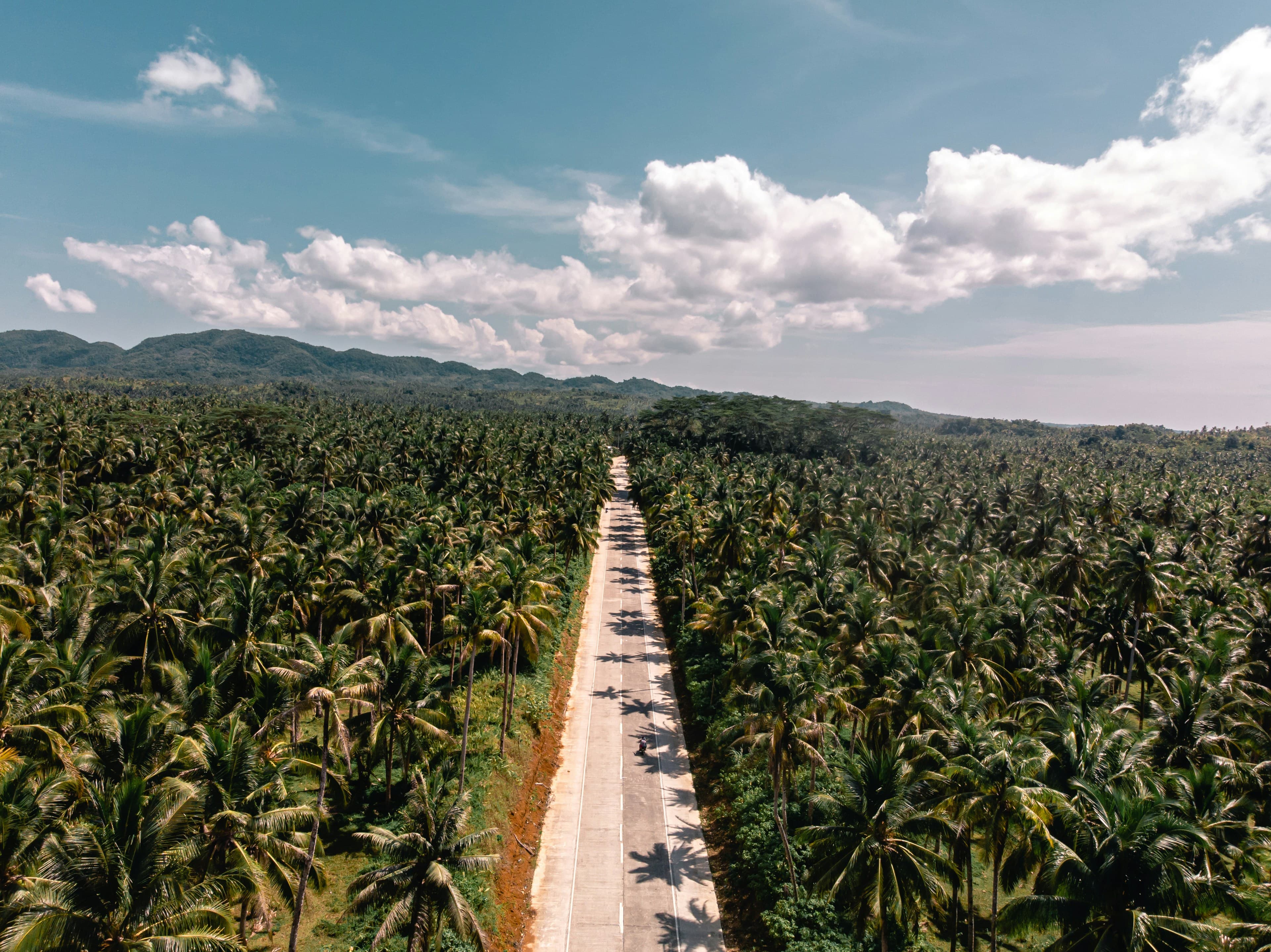 Riding through Siargao